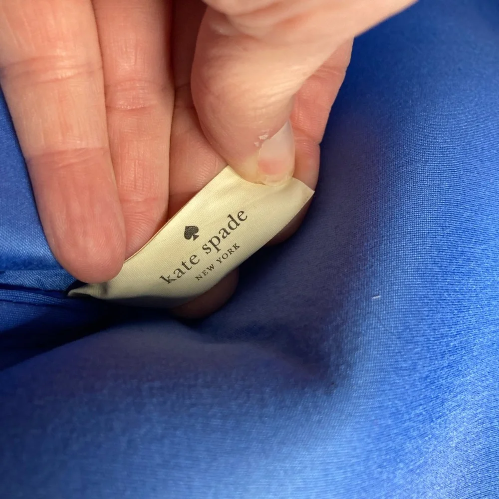 Kate Spade Blue Circle Laptop Holder Case Bag 10” x 13”